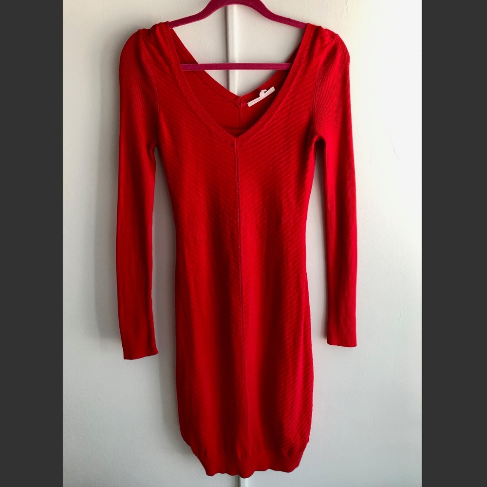 Red Victoria's Secret Sweater Dress